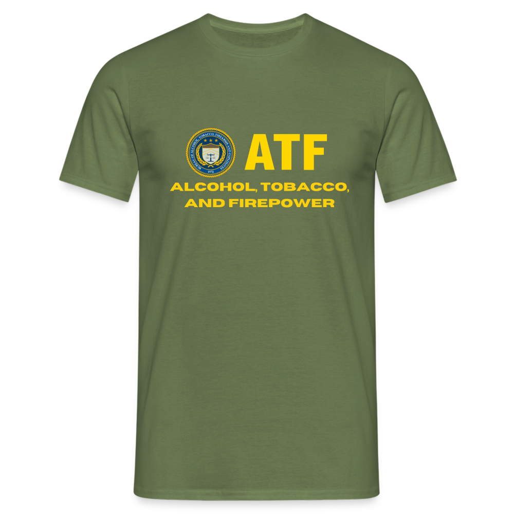 Booze, Smokes & Guns Crew - military green